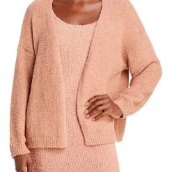 New ⭐ Fore 👩 Womens Ribbed Trim Layering Cardigan Sweater ✔️