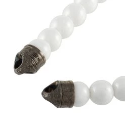 Hot Sale 🛒 women Stephen Webster England Made Me Silver and Black Rhodium White Ceramic Beaded Bracelet (No Clasp) 🎉 -Deals ILIA Beauty Store 270ab80eb25c46a0a4b113d6ae2f0d25 1080x