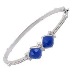 Best reviews of 🔔 women Stephen Webster Silver Diamond Agate and Quartz Bangle Bracelet ⭐