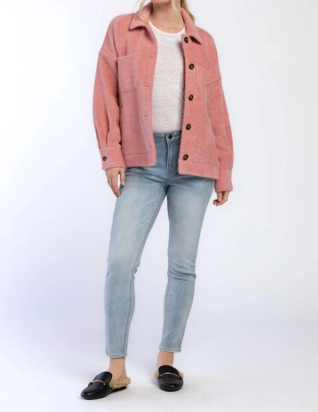 Wholesale ๐ Velvet Heart ๐ฉ women Carmina High Impact Shacket in Ash Rose ๐ฅ 1 Wholesale ๐ Velvet Heart ๐ฉ women Carmina High Impact Shacket in Ash Rose ๐ฅ