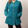 Budget 🎉 Habitat 👩 women Cozy Cord Jacket - 45123 in Teal 🥰