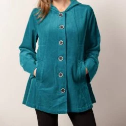 Budget ๐ Habitat ๐ฉ women Cozy Cord Jacket - 45123 in Teal ๐ฅฐ