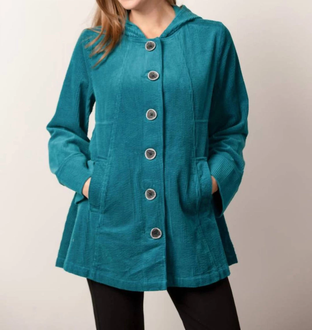 Budget 🎉 Habitat 👩 women Cozy Cord Jacket - 45123 in Teal 🥰 1 Budget 🎉 Habitat 👩 women Cozy Cord Jacket - 45123 in Teal 🥰