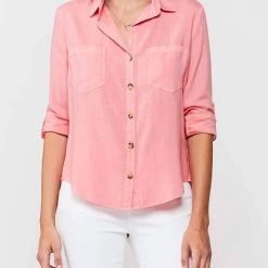 Cheapest 🧨 Velvet Heart 👩 women The Mccoy Top in Pink ✔️