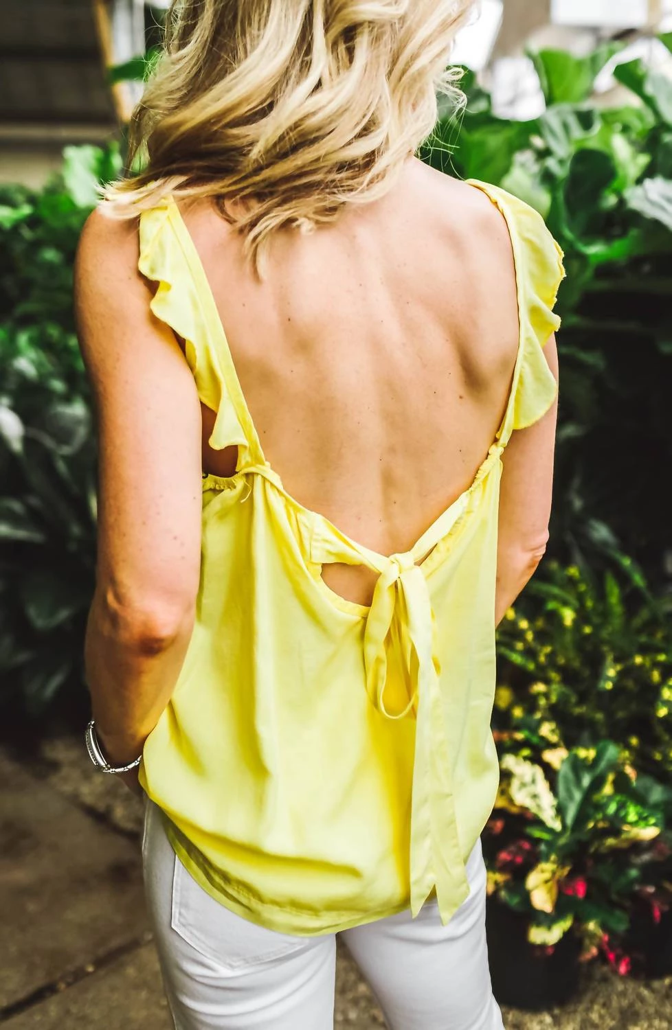 Wholesale π― Velvet Heart π© women Salem Ruffle Tank in Yellow π€© 2 Wholesale π― Velvet Heart π© women Salem Ruffle Tank in Yellow π€© - Image 2
