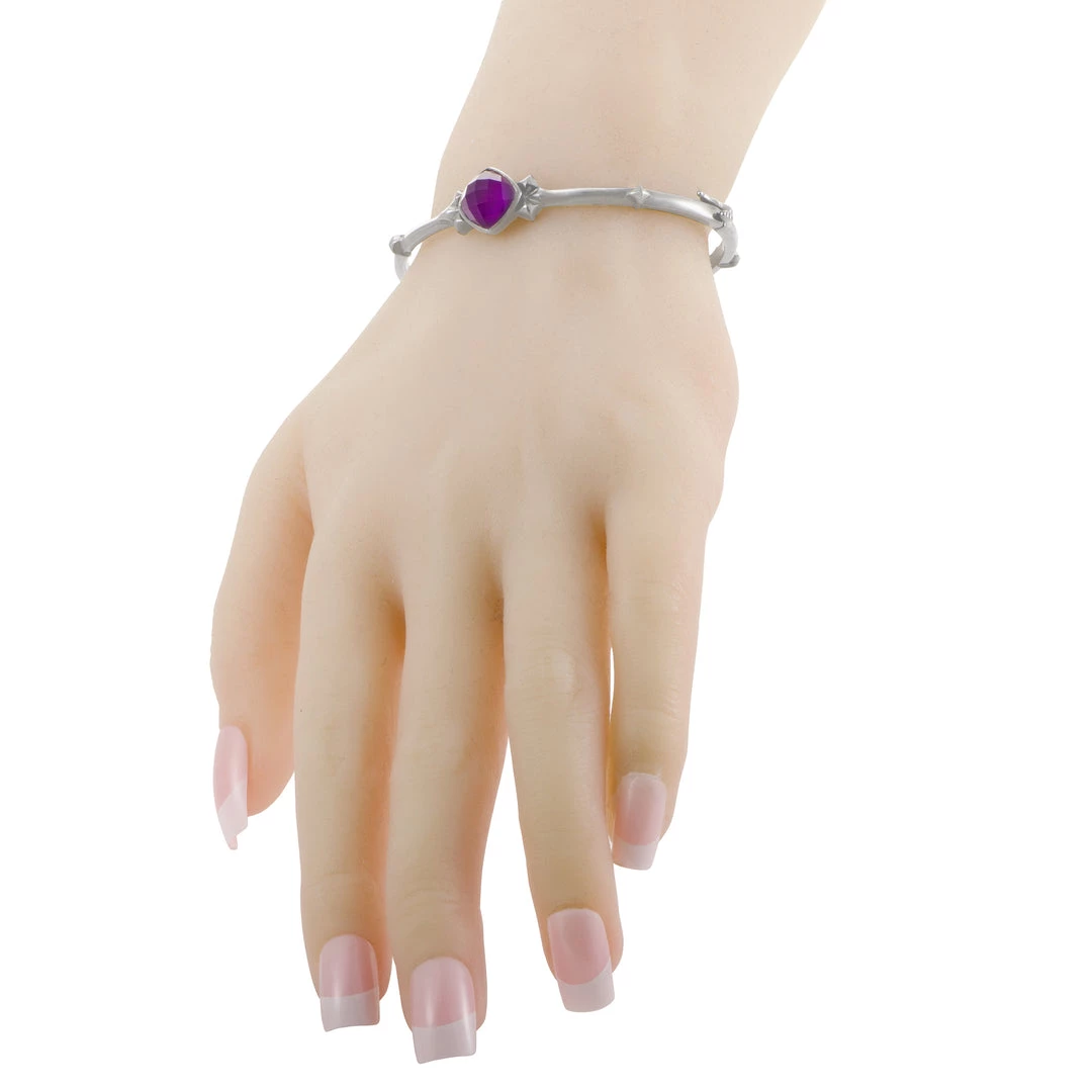 Cheap ๐ Stephen Webster ๐ฉ Womens Silver Quartz and Sugilite Bangle Bracelet ๐ 2 Cheap ๐ Stephen Webster ๐ฉ Womens Silver Quartz and Sugilite Bangle Bracelet ๐ - Image 2