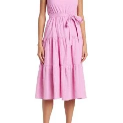 Cheap 👍 Velvet Heart 👩 women JEZEBELLE TIE WAIST 👗 DRESS in Lily Pink 👍