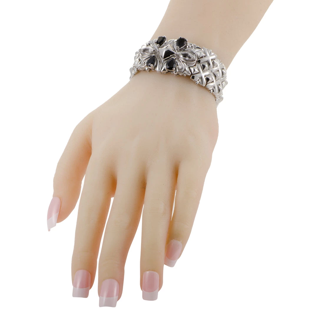 Coupon ๐ Stephen Webster Superstud ๐ฉ Womens Silver Black Spinel and Quartz Bracelet ๐งจ 2 Coupon ๐ Stephen Webster Superstud ๐ฉ Womens Silver Black Spinel and Quartz Bracelet ๐งจ - Image 2