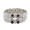 Coupon 🛒 Stephen Webster Superstud 👩 Womens Silver Black Spinel and Quartz Bracelet 🧨