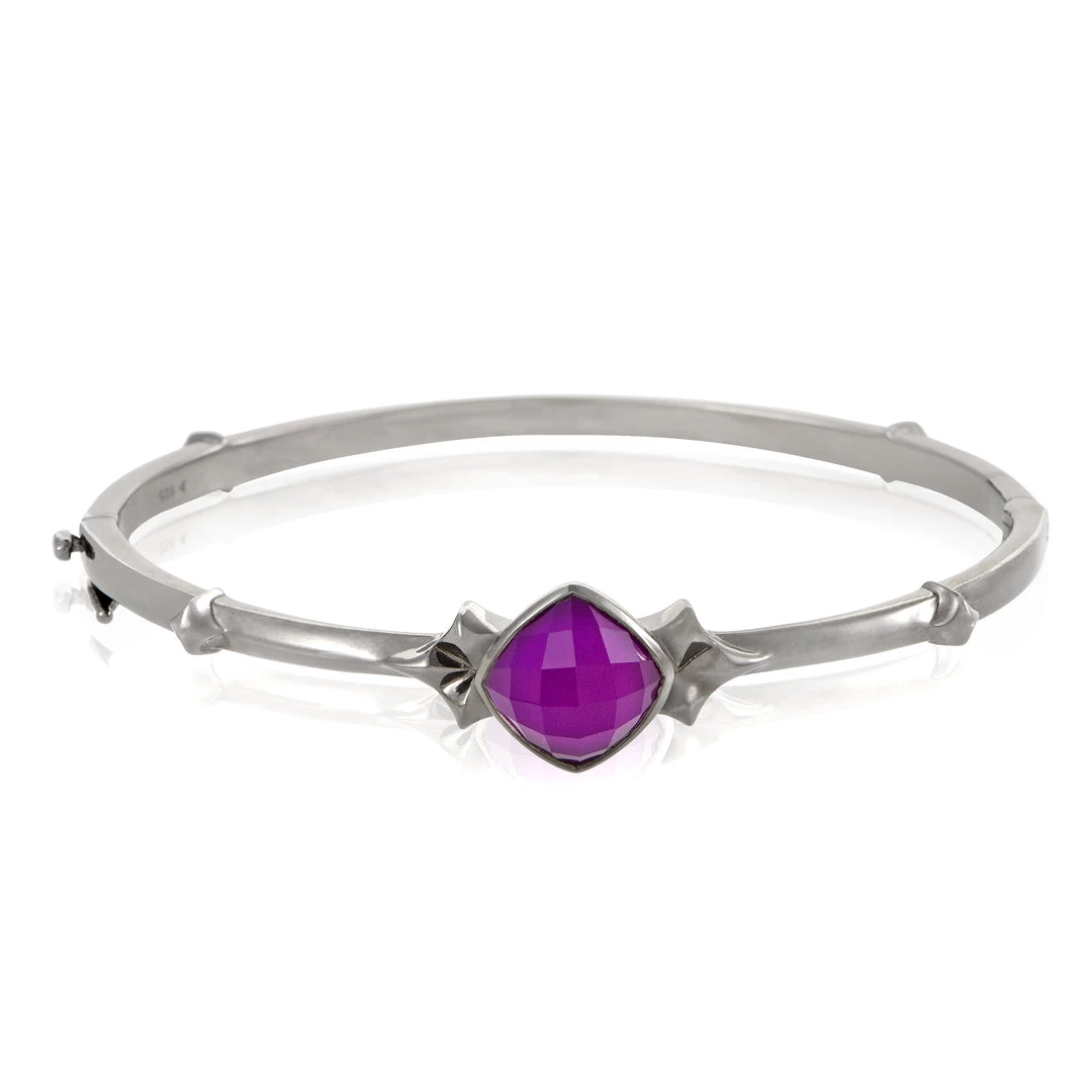Cheap ๐ Stephen Webster ๐ฉ Womens Silver Quartz and Sugilite Bangle Bracelet ๐ 1 Cheap ๐ Stephen Webster ๐ฉ Womens Silver Quartz and Sugilite Bangle Bracelet ๐