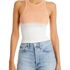 Brand new 🎉 Fore 👩 Womens Ribbed Two-Tone Tank Top 🎁