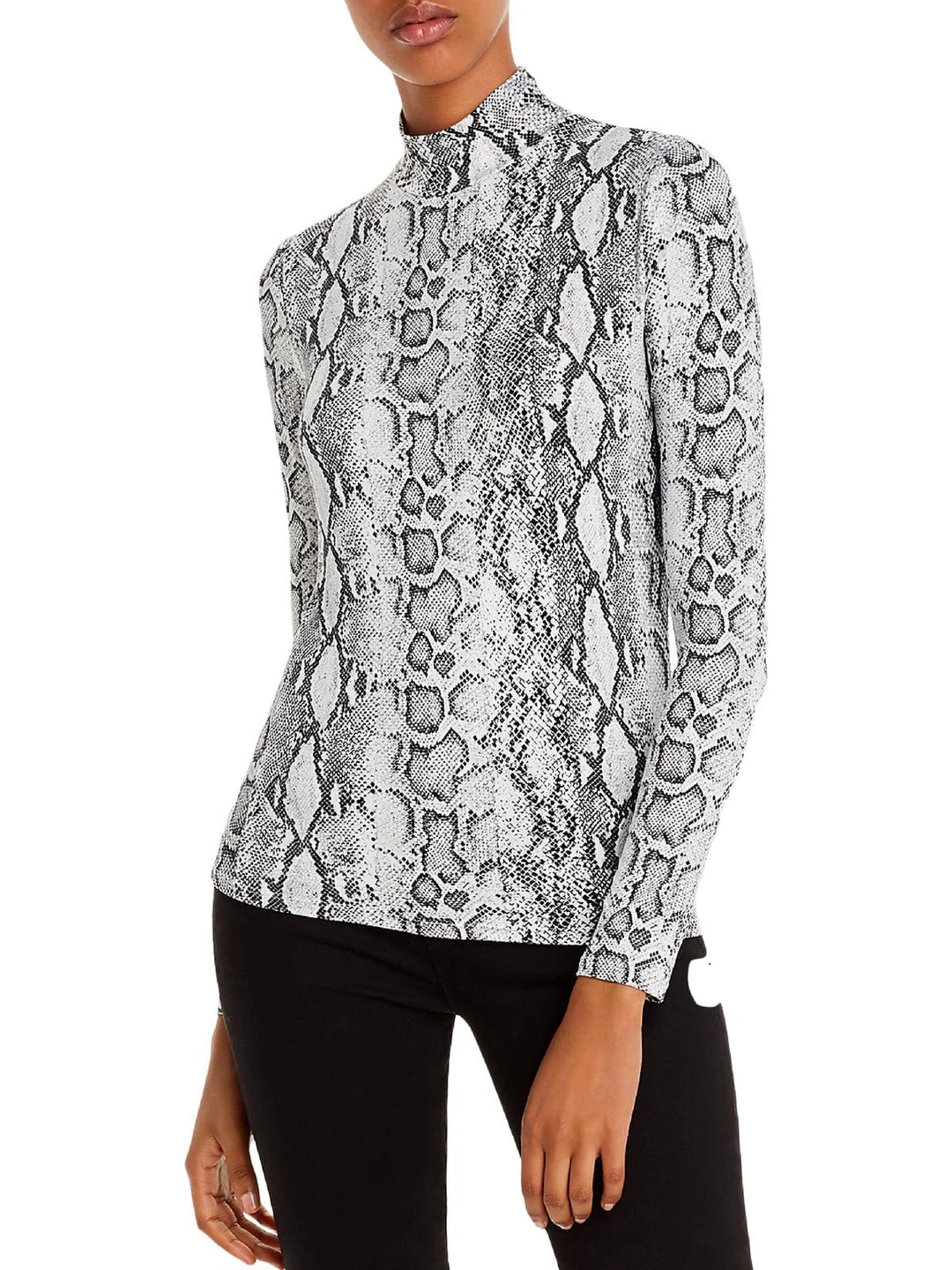 Brand new ๐ Fore ๐ฉ Womens Turtle Neck Snake Print Turtleneck Top ๐ 1 Brand new ๐ Fore ๐ฉ Womens Turtle Neck Snake Print Turtleneck Top ๐