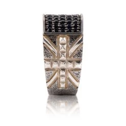 Brand new 👍 women Stephen Webster Men's UK Silver/Rhodium Black Sapphire Union Jack Ring 👏 -Deals ILIA Beauty Store 69bd0b6f386140cca546e51bdf2b538c 1080x