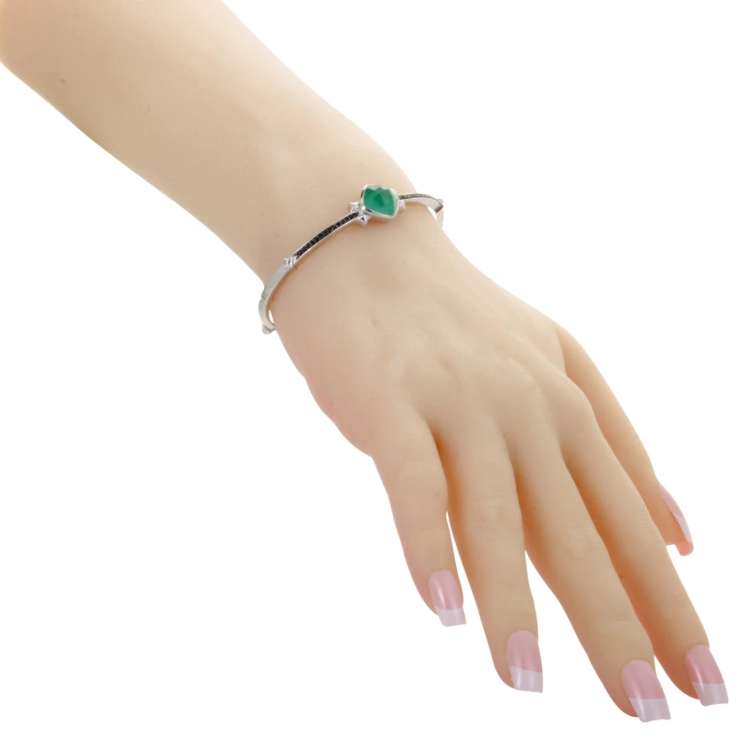 Discount ๐ women Stephen Webster Superstud Silver Black Sapphire Chrysoprase and Quartz Bangle โ 2 Discount ๐ women Stephen Webster Superstud Silver Black Sapphire Chrysoprase and Quartz Bangle โ - Image 2