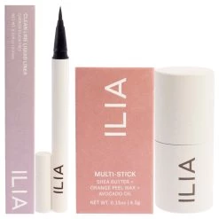 Wholesale 💯 Clean Line Liquid Liner - Midnight Express and Multi-Stick - Dreamer Kit by ILIA Beauty for 👩 Women - 2 Pc Kit 0.01oz Eyeliner, 0.15oz Makeup ❤️