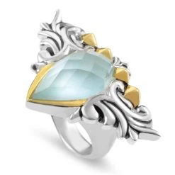 Top 10 🛒 women Stephen Webster Superstud Baroque Gold Tone Silver Cat's Eye and Quartz Ring ⌛