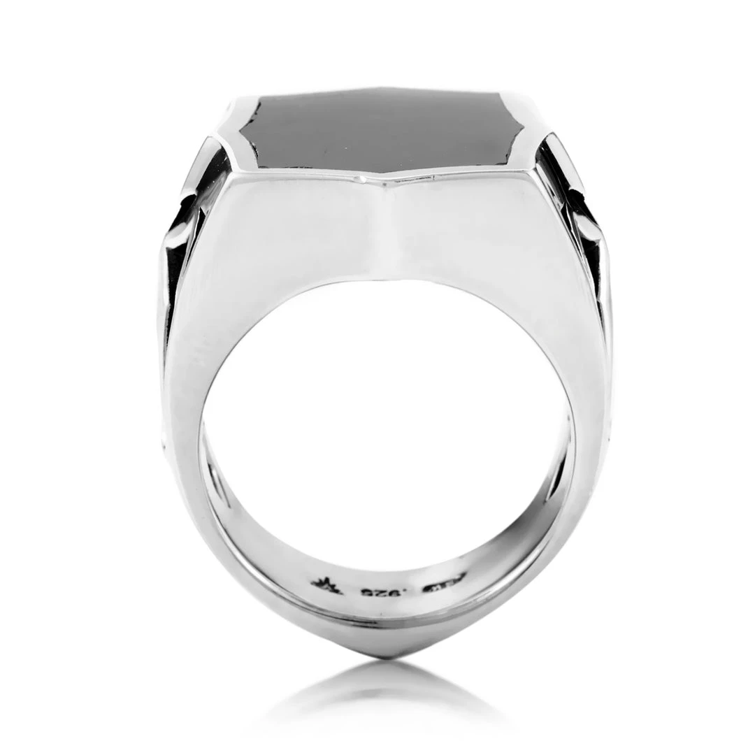Best deal โค๏ธ women Stephen Webster Men's Sterling Silver Hematite Signet Ring 3008834 ๐ฏ 2 Best deal โค๏ธ women Stephen Webster Men's Sterling Silver Hematite Signet Ring 3008834 ๐ฏ - Image 2