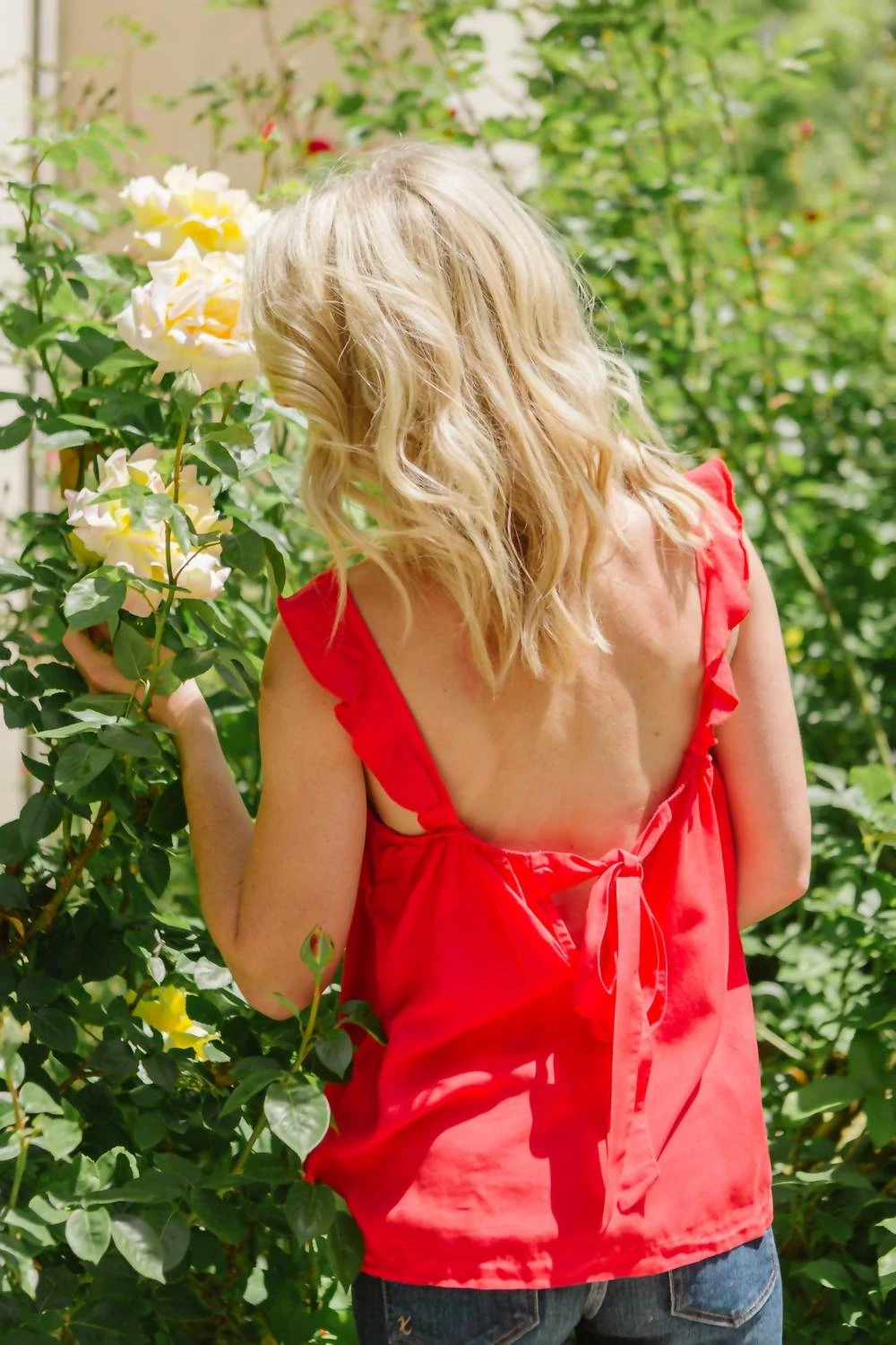 Buy π₯° Velvet Heart π© women Salem Ruffle Tank in Red π₯° 3 Buy π₯° Velvet Heart π© women Salem Ruffle Tank in Red π₯° - Image 3