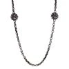 Deals 🛒 Stephen Webster Superstud 👩 Womens Blackened Silver Long Sautoir Necklace 🤩