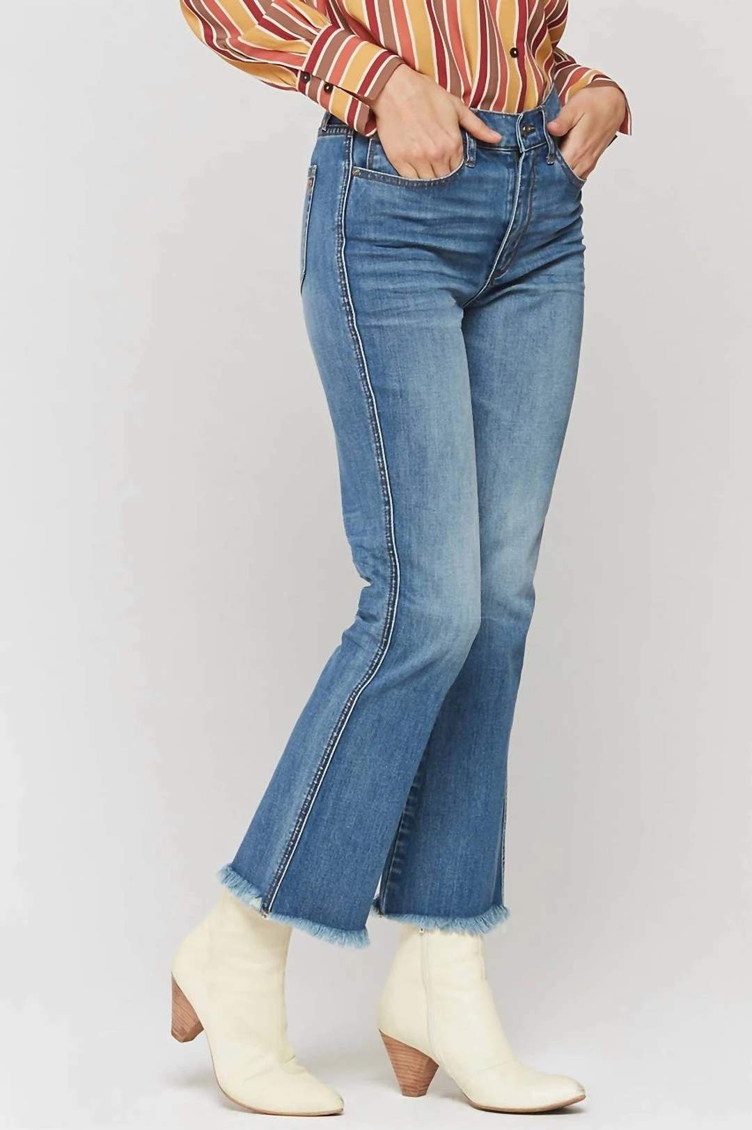 Best Pirce 🔥 Velvet Heart 👩 women Doria Place Mid-Rise Cropped Flare in Placer ✔️ 2 Best Pirce 🔥 Velvet Heart 👩 women Doria Place Mid-Rise Cropped Flare in Placer ✔️ - Image 2