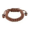 Flash Sale 😉 women Stephen Webster No Regrets Silver Tipped Woven Leather Brown Bracelet ⭐