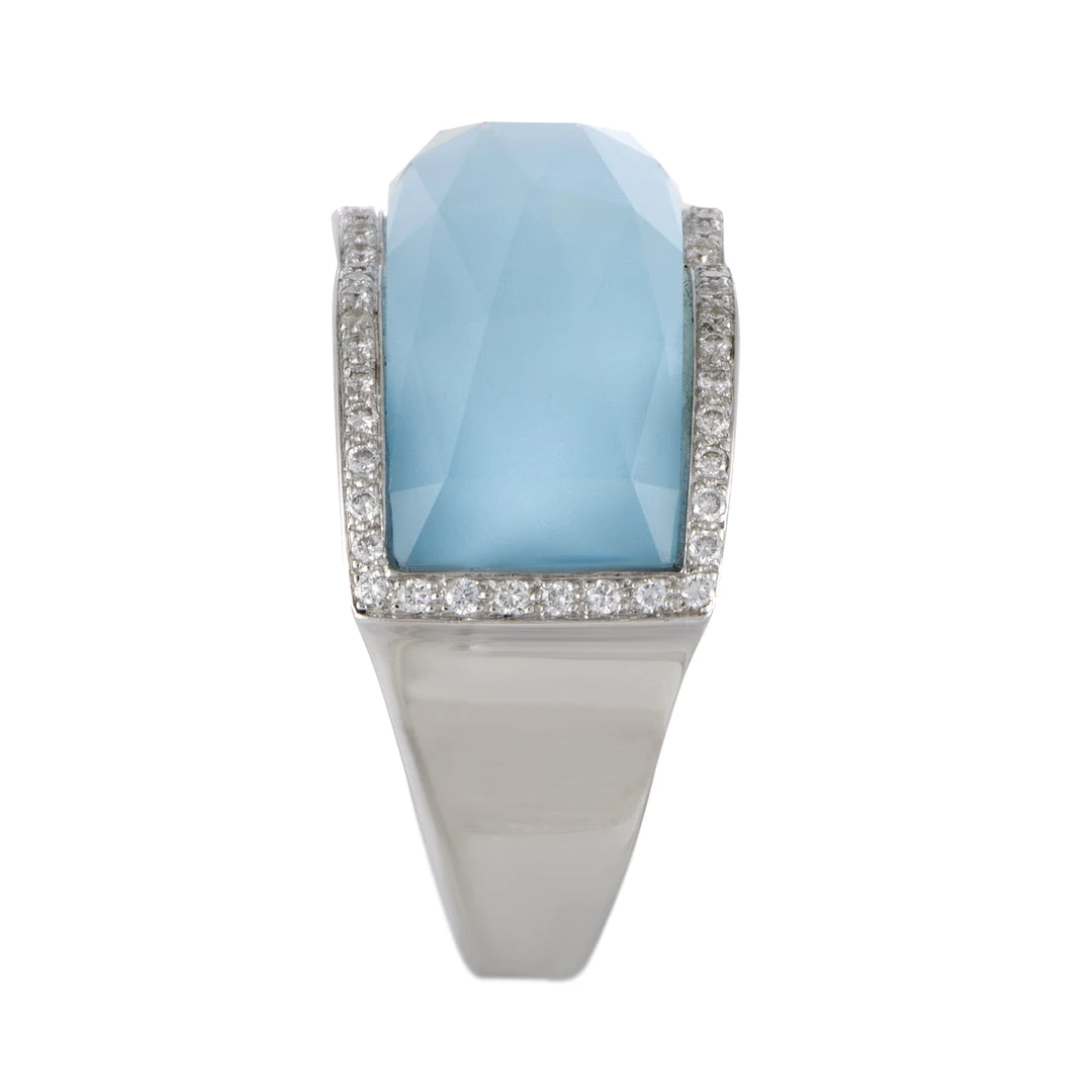 Top 10 π women Stephen Webster Crystal Haze 18K White Gold Diamond Turquoise and Clear Quartz Cocktail Ring 𧨠3 Top 10 π women Stephen Webster Crystal Haze 18K White Gold Diamond Turquoise and Clear Quartz Cocktail Ring 𧨠- Image 3