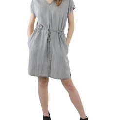 Flash Sale ✨ Velvet Heart Melia 👩 Womens Tie Waist Knee Midi 👗 Dress ⌛