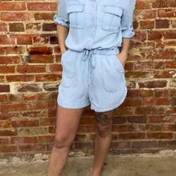 Top 10 🥰 Velvet Heart 👩 women Luba Romper in Catalina Sky 🔥