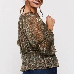 Best Pirce 🥰 Velvet Heart 👩 women Fauntine Bell Sleeve Top in Amber 😍 -Deals ILIA Beauty Store d862a376183f4f9b9fe0ec4b180de0ee cae33489 fc07 4e0c 9f32 db40f493d328 1080x