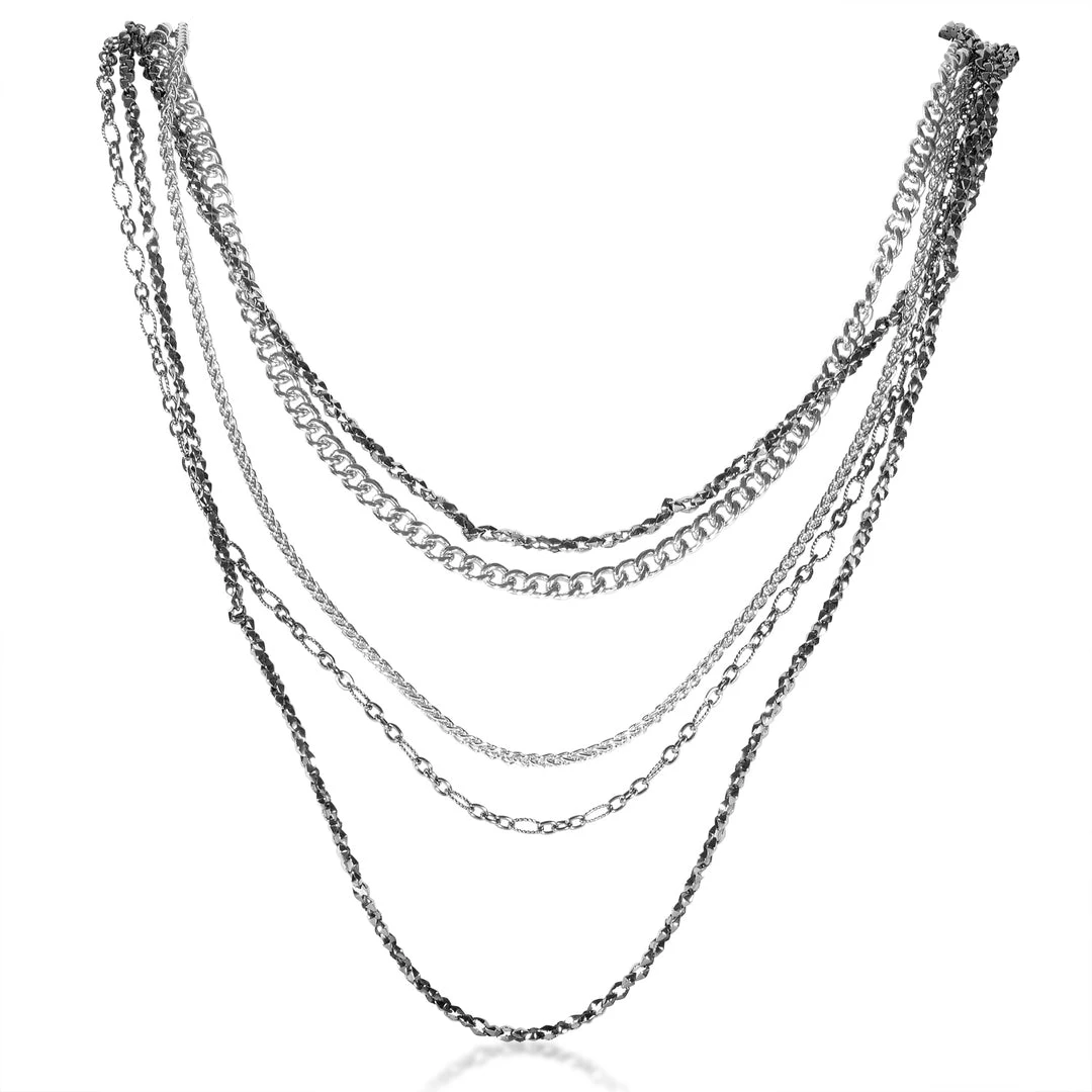 Cheapest ๐ women Stephen Webster Superstud Sterling Silver Multi-Chain Necklace 3012544001 ๐ฅฐ 2 Cheapest ๐ women Stephen Webster Superstud Sterling Silver Multi-Chain Necklace 3012544001 ๐ฅฐ - Image 2