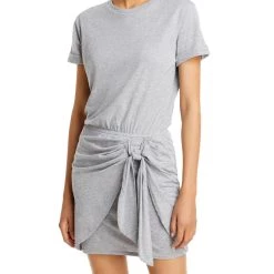 Deals 🎉 Fore 👩 Womens Side Tie Short Sleeve 👕 Shirtdress 😉