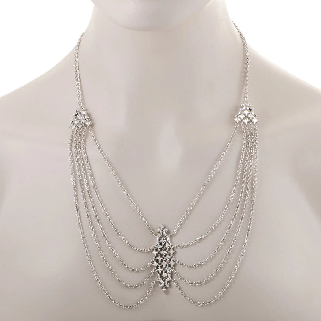 Discount 🛒 Stephen Webster Superstud 👩 Womens Silver Draping Chains Necklace 🌟 2 Discount 🛒 Stephen Webster Superstud 👩 Womens Silver Draping Chains Necklace 🌟 - Image 2