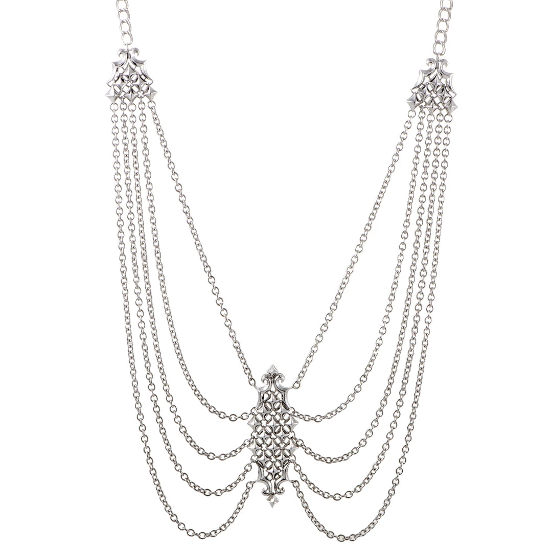 Discount 🛒 Stephen Webster Superstud 👩 Womens Silver Draping Chains Necklace 🌟 1 Discount 🛒 Stephen Webster Superstud 👩 Womens Silver Draping Chains Necklace 🌟