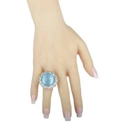 Best reviews of ✔️ women Stephen Webster Superstud Silver 👩 Mother of Pearl Blue Cat's Eye and Clear Quartz Crystal Haze Dome Ring 🥰 -Deals ILIA Beauty Store fa31b48af6c3409aa2e6500c09e06c4f 1080x