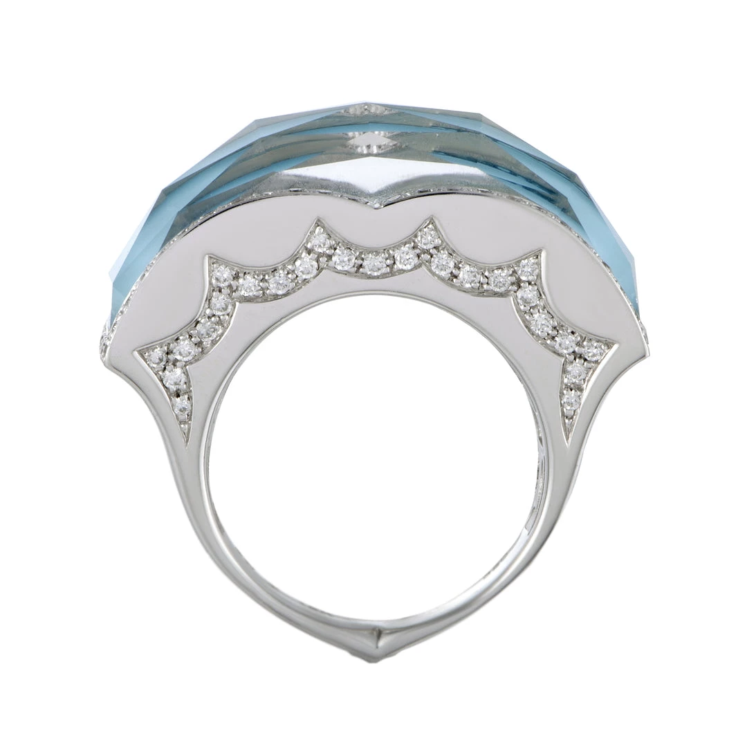 Top 10 π women Stephen Webster Crystal Haze 18K White Gold Diamond Turquoise and Clear Quartz Cocktail Ring 𧨠2 Top 10 π women Stephen Webster Crystal Haze 18K White Gold Diamond Turquoise and Clear Quartz Cocktail Ring 𧨠- Image 2