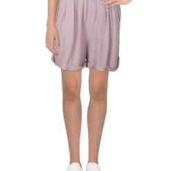 Best Pirce 🔥 Velvet Heart Ariel 👩 Womens Cuffed Belted Casual Shorts 😍