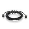 Brand new 🔥 Stephen Webster No Regrets 👩 Womens Woven Black Leather and Silver Bracelet 🔔