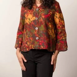 Best deal 🎁 Habitat 👩 women Swing 👚 Shirt in Foliage 🔥