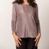 Coupon 💯 Habitat 👩 women Crinkle Velvet Pullover in Slate ❤️