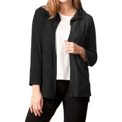 Hot Sale 👏 Habitat 👩 women Take Me With You Hoodie in Black 🌟